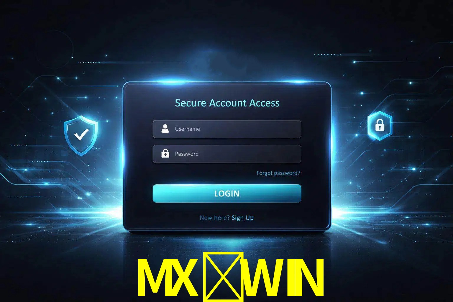 Pantalla de inicio de sesión de cuenta MX-WIN para usuarios en México